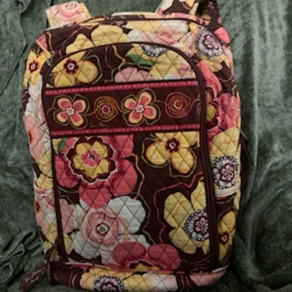 Vera Bradley Paisley Floral Backpacl - Picture 8 of 12